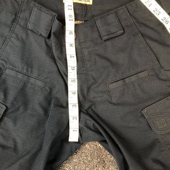 5.11 Tactical Pants Womens 10 Blue Cargo Rip Stop Hiking Tactical Workwear EMT - Picture 5 of 10